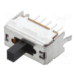 10 pcs : SSSF014800 - Switch: slide, Pos: 3, SP3T, 0.1A/30VDC, ON-ON-ON, THT, -40÷85°C