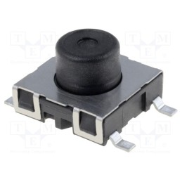 10 pcs : 1241.1618.11 - Microswitch TACT, SPST-NO, Pos: 2, 0.05A/42VDC, SMT, none, 2.2N