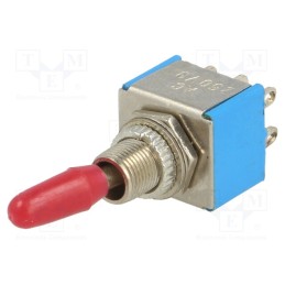 10 pcs : - Switch: toggle, Pos: 2, DPDT, ON-ON, 3A/250VAC, Leads: for soldering