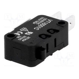 10 pcs : VT16001C - Microswitch SNAP ACTION, 14A/250VAC, SPDT, Rcont max: 15mΩ, Pos: 2