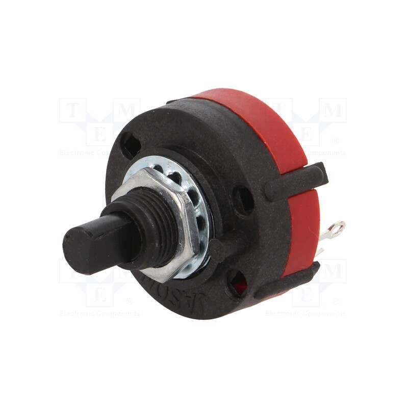 10 pcs : - Switch: rotary, Pos: 8, 0.3A/125VAC, Poles number: 1, 30°, -20÷70°C
