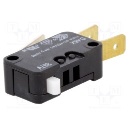 10 pcs : D489-V3AA - Microswitch SNAP ACTION, 21A/250VAC, without lever, SPDT, Pos: 2