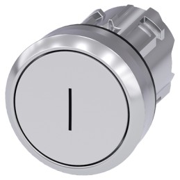 1 pcs - Siemens SIRIUS ACT Series White Momentary Push Button, 22mm Cutout, IP66, IP67, IP69K