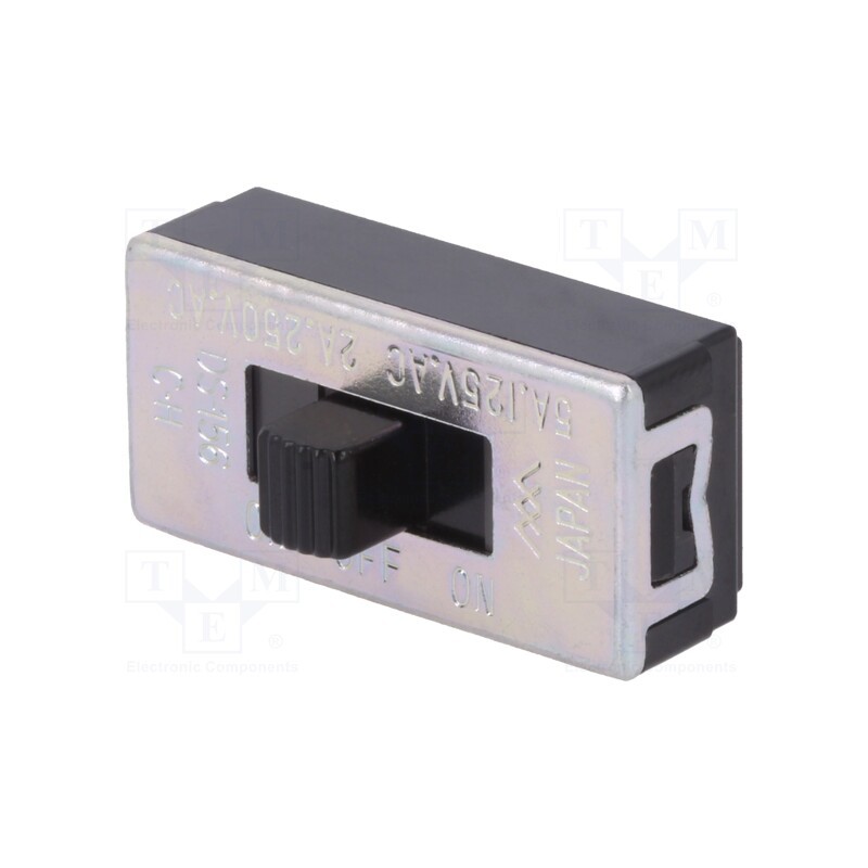 10 pcs : DS156-C - Switch: slide, Pos: 3, SP3T, 2A/250VAC, ON-OFF-ON, No.of term: 4, THT
