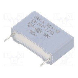 10 pcs : BFC233911104 - Capacitor: polypropylene, 100nF, THT, ±10%, 15mm, 630VDC, 310VAC