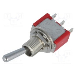 10 pcs : - Switch: toggle, Pos: 2, SPDT, ON-(ON), 2A/250VAC, 5A/28VDC, -35÷80°C