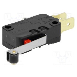 10 pcs : D3V-166-1C5 - Microswitch SNAP ACTION, 16A/250VAC, 10A/30VDC, SPDT, ON-(ON)