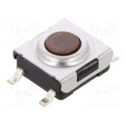 10 pcs : CB315FP-R - Microswitch SNAP ACTION, 0.05A/24VDC, SPST-NC, Rcont max: 100mΩ