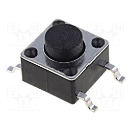 50 pcs : 1301.9315 - Microswitch TACT, SPST-NO, Pos: 2, 0.05A/12VDC, SMT, none, 1.6N