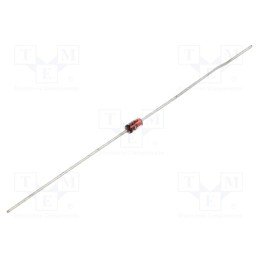 50 pcs : BZX55C47 - Diode: Zener, 0.5W, 47V, , DO35, single diode, Ufmax: 1V