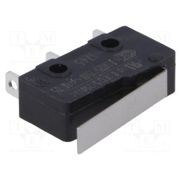 10 pcs : LCA01150T06SC - Microswitch SNAP ACTION, 0.1A/250VAC, with lever, SPDT, ON-(ON)