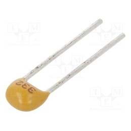 50 pcs : CT40805B332K500F1R - Capacitor: ceramic, 3.3nF, 50V, X7R, ±10%, THT, 2.54mm