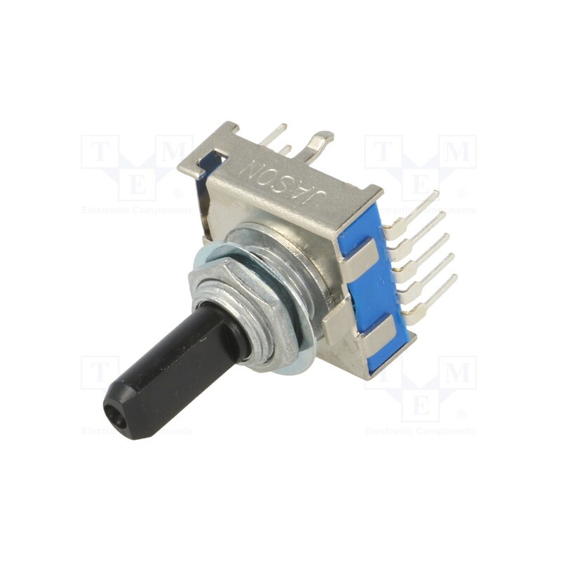 10 pcs : - Switch: rotary, Pos: 6, 0.3A/16VDC, Poles number: 1, 30°, -20÷70°C