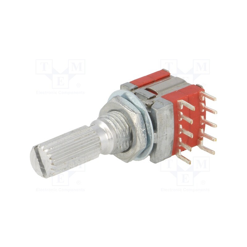 10 pcs : - Switch: rotary, Pos: 3, 0.1A/16VDC, Poles number: 2, 30°, -30÷80°C