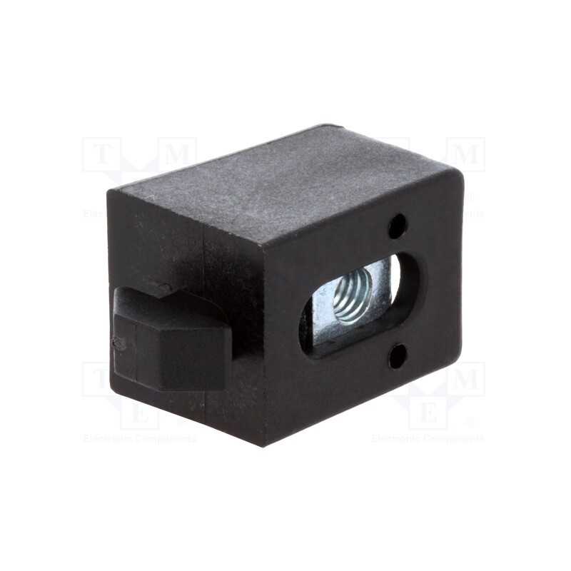 10 pcs : 094100M5 - Holder, for profiles,glass mounting, Width of the groove: 6mm
