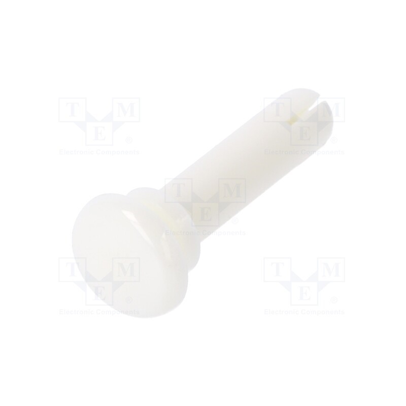 50 pcs : 8G4024.0X14.0W - Rivet, polyamide, L.rivet: 15mm, Panel cutout diam: 4.1mm, white