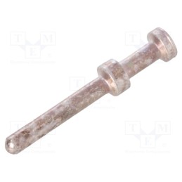 10 pcs : 93601-0163 - Contact, male, 2.5mm, silver plated, 0.75mm2, 18AWG, bulk, crimped