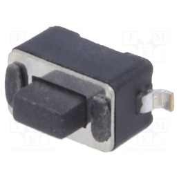 50 pcs : DTSM32N-F - Microswitch TACT, SPST-NO, Pos: 2, 0.05A/12VDC, SMT, none, 1.6N