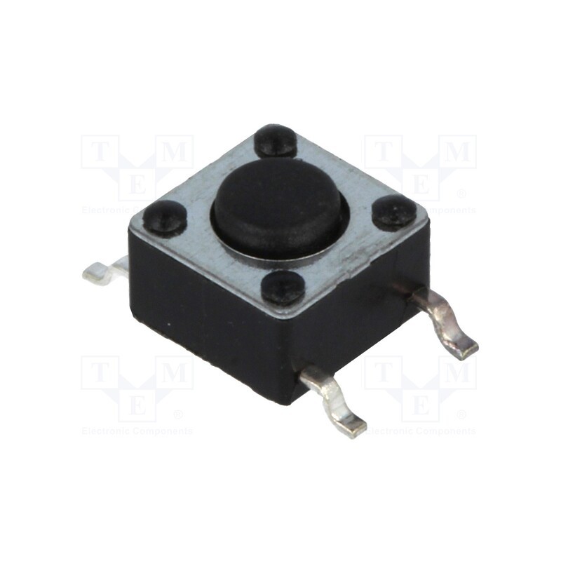 50 pcs : 1301.9314 - Microswitch TACT, SPST-NO, Pos: 2, 0.05A/12VDC, SMT, none, 1.6N