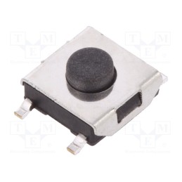 50 pcs : - Microswitch TACT, SPST-NO, Pos: 2, 0.05A/12VDC, SMT, none, 1.6N