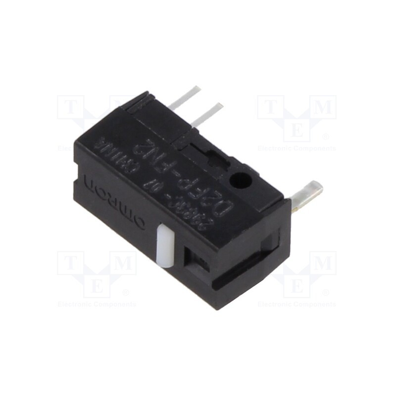 10 pcs : D2FP-FN2(STD) - Microswitch SNAP ACTION, without lever,optical, SPST-NO, Pos: 2