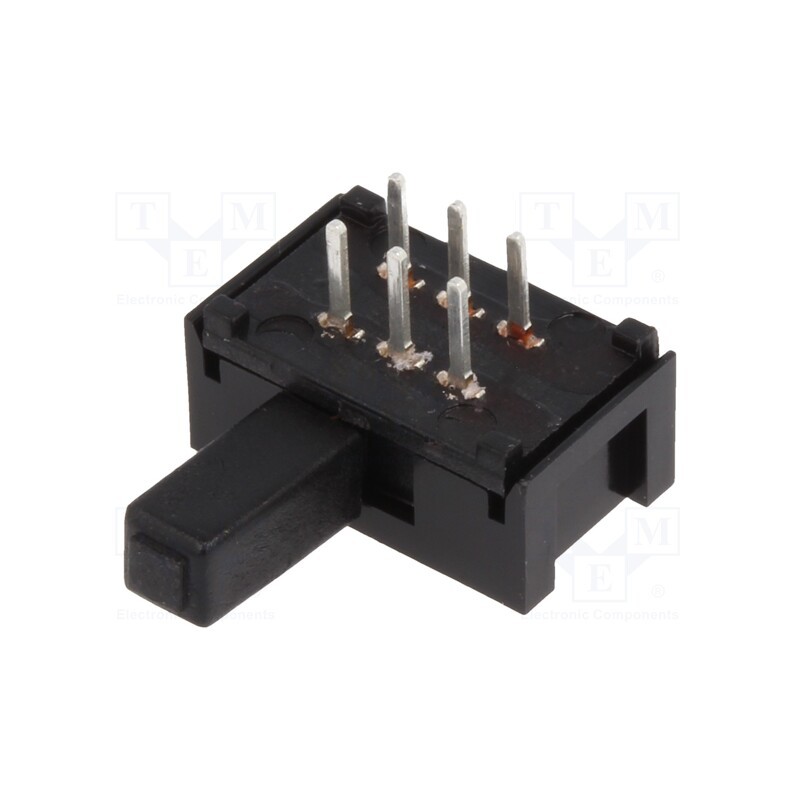 10 pcs : MFP 261 N-RA - Switch: slide, Pos: 2, SPDT, 0.3A/30VDC, ON-ON, PCB,THT, -10÷50°C
