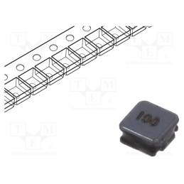 10 pcs : SRN3015-100M - Inductor: wire, SMD, 10uH, Ioper: 1A, 276mΩ, ±20%, Isat: 880mA