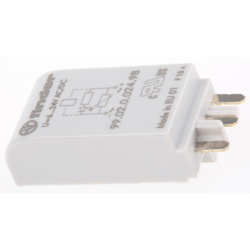 1 pcs - Finder Pluggable Function Module, LED Varistor