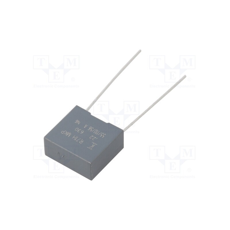 10 pcs : R71PF322050H6M - Capacitor: polypropylene, 220nF, 13x12x6mm, THT, ±20%, 10mm, 630VDC