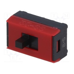 10 pcs : SS22SBP2 - Switch: slide, Pos: 2, DPDT, 0.1A/30VDC, ON-ON, vertical, -15÷60°C