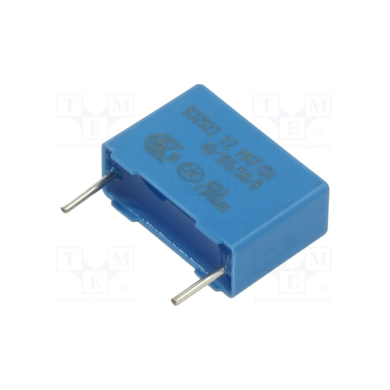 10 pcs : B32922C3224M000 - Capacitor: polypropylene, 220nF, 18x12.5x7mm, THT, ±20%, 15mm