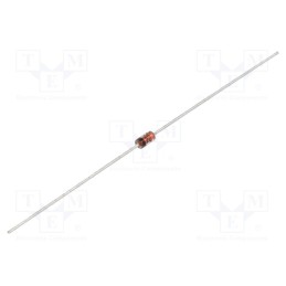 50 pcs : BZX55C22 - Diode: Zener, 0.5W, 22V, , DO35, single diode, Ufmax: 1V