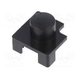 10 pcs : 827.100.011 - Button, Body: black, round