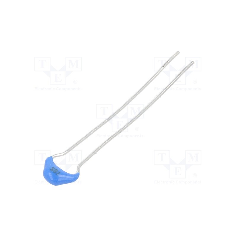 50 pcs : FG18X7R1E105KRT06 - Capacitor: ceramic, MLCC, 1uF, 25V, X7R, ±10%, THT, 2.5mm