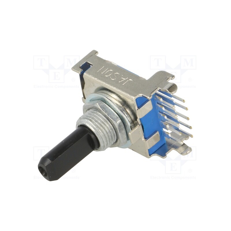 10 pcs : - Switch: rotary, Pos: 6, 0.3A/16VDC, Poles number: 1, 30°, -20÷70°C