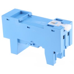 1 pcs - Finder 96 8 Pin 250V ac DIN Rail Relay Socket, for use with 56.32