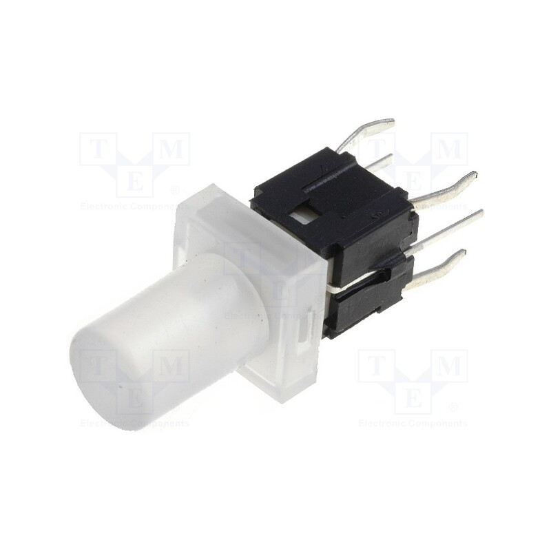 10 pcs : PB6149L-4 - Switch: keypad, Pos: 2, SPST-NO, 0.05A/12VDC, colourless, LED, blue