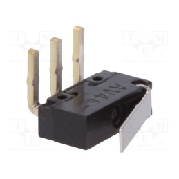 10 pcs : AV4624 - Microswitch SNAP ACTION, 0.5A/30VDC, with lever, SPDT, ON-(ON)