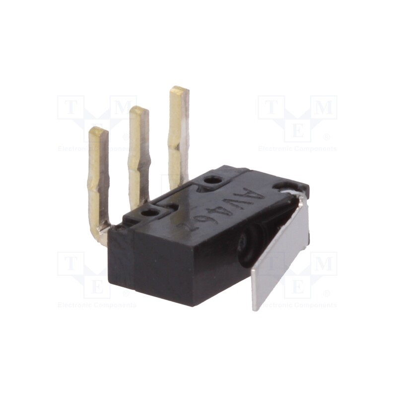 10 pcs : AV4624 - Microswitch SNAP ACTION, 0.5A/30VDC, with lever, SPDT, ON-(ON)