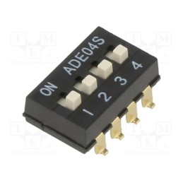10 pcs : 1825058-7 - Switch: DIP-SWITCH, ON-OFF, 0.1A/24VDC, Pos: 2, -30÷85°C, SMT, ADE