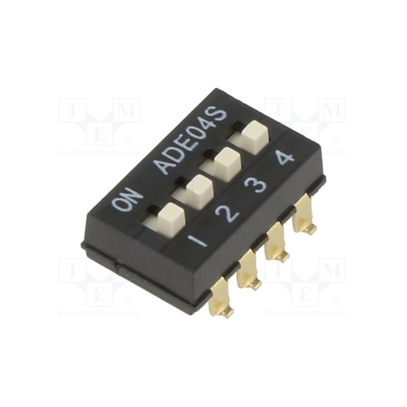 10 pcs : 1825058-7 - Switch: DIP-SWITCH, ON-OFF, 0.1A/24VDC, Pos: 2, -30÷85°C, SMT, ADE