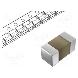 500 pcs : GRM0335C1H151GA01D - Capacitor: ceramic, MLCC, 150pF, 50V, C0G (NP0), ±2%, SMD, 0201
