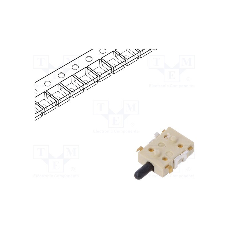 10 pcs : SDS005R - Switch: detecting, Pos: 2, SPST-NC, 0.1A/12VDC, Leads: for PCB, SMT