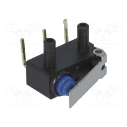 10 pcs : D2HW-BR211DR - Microswitch SNAP ACTION, 0.1A/125VAC, 2A/12VDC, with lever, SPDT