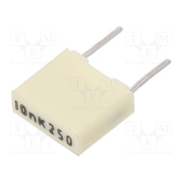 20 pcs : R82IC2100AA50K - Capacitor: polyester, 10nF, 160VAC, 250VDC, 5mm, ±10%, -55÷105°C