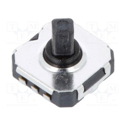 50 pcs : TMHU13NBR - Microswitch TACT, Pos: 2, 0.05A/12VDC, SMT, none, 7.5x7.5mm, 5mm