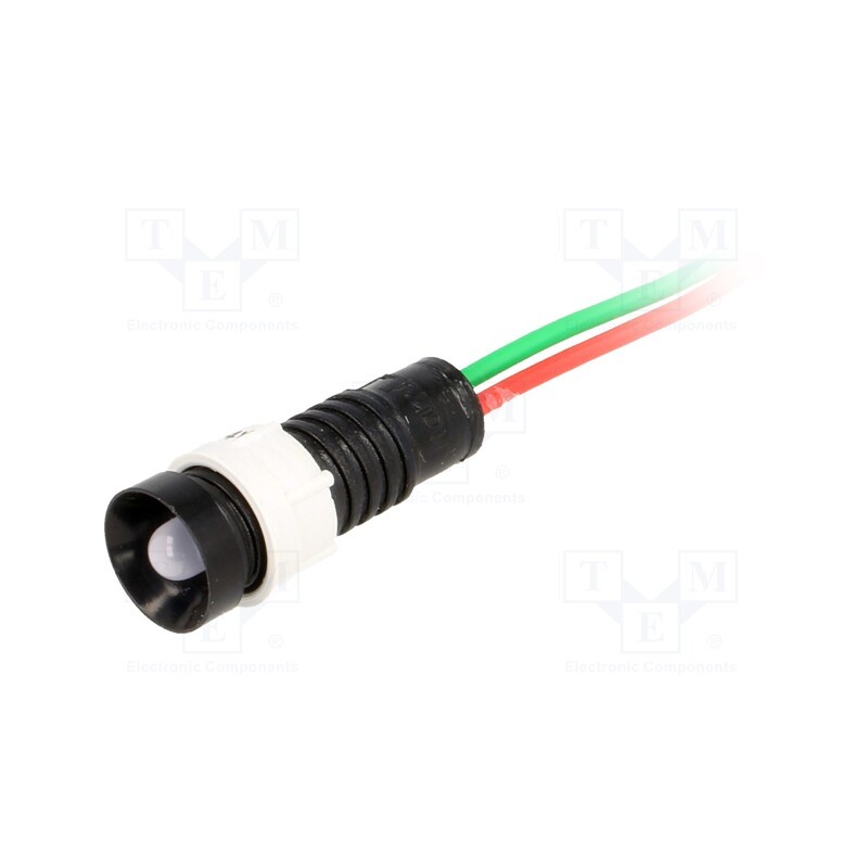10 pcs : LB-D5-24AC/DC - Indicator: LED, recessed, blue, 24VDC, 24VAC, Ø11mm, IP40, plastic