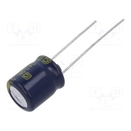 10 pcs : EEUFC1J101B - Capacitor: electrolytic, low ESR, THT, 100uF, 63VDC, Ø10x12.5mm