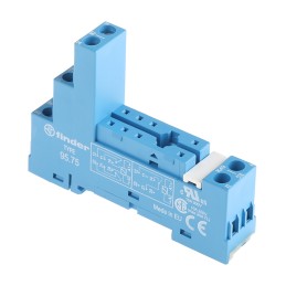 1 pcs - Finder 95 250V ac Relay Socket, for use with 40.52, 40.61, 44.52, 44.62, 40.51 Series Relay