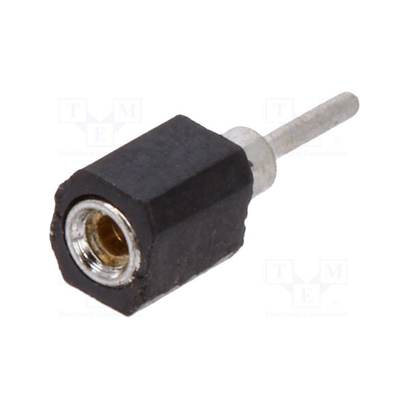 50 pcs : DS1002-01-1*1V13-JK - Socket: integrated circuits, SIL, Pitch: 2.54mm, precision, THT